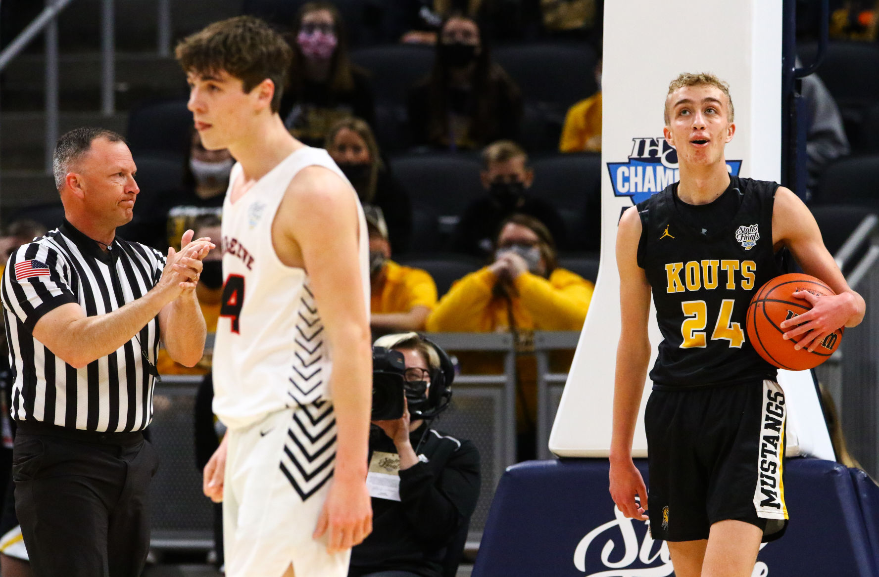 Gallery: Class A boys basketball state final: Kouts vs. Barr-Reeve